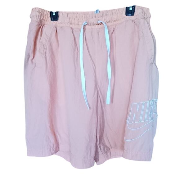 Nike Sportswear Alumni Woven Flow Nylon Water Shorts Trunks Apricot Men's XL - Picture 2 of 6